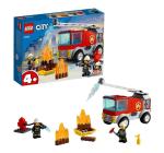 Lego Fire Ladder Truck Lego Blocks for Kids Age 4Y+