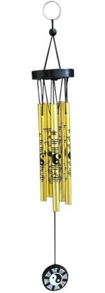 Ryme Multicolor Brass Windchime, 5 Inch