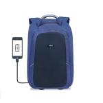 Carriall Columbus Blue & Black Smart Laptop Backpack