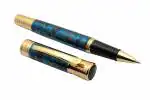 Ledos Dikawen 8038 Blue Metal Roller Pen with Trims