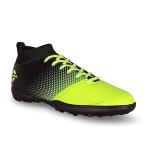 Nivia Ashtang Futsal Shoes for Turf Ground for Mens | Rubber Studs with PU Synthetic Leather Upper | Die Cut Light Weight Insole | Ideal for Hard Surfaces Artificial Turf Surfaces (F. Green) UK-8