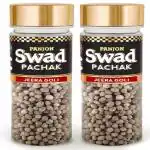 Panjon Swad Jeera Goli Mukhwas (Pack Of 2 X 140 Grams) | Digestive Mouth Freshener | Hygienically Packed Traditional Pachak | Tasty Mouthfresheners | After-Meal Snack | Dry Mukhwas.