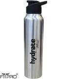 Fitpro Single Wall Fridge Steel Bottle with inside outside stainless steel made of grade 304, which is rust free