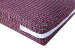 CheckMe Cotton Mattress Cover with Zip, Mattress Protector for King Size Bed (78x84x12 Inch), Multicolor