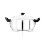 Pigeon Silver Stainless Steel Belly Milk Boiler, 2 Ltrs