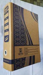 Shining Zon Cardboard Office Lever Arch Binder Style Box File Folder Best for A4, Legal, Letter Size Papers Certificate Document (Pack of 12)