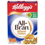 Kellogg's All Bran Wheat Flakes | 440 gm | High in Protein & Fibre | Low Fat | High in vitamin B1, B2, B3 and B6 | Source of Vitamin B12 and Folate | High in Iron | Naturally Cholesterol Free