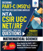 IFAS NTA CSIR UGC NET/JRF Mathematical Sciences Practice Questions With Solution Book , Topic Wise 1500+ Practice Questions (Part-C)