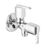 WATERMAN Magic Angle Cock 2in1 Brass Tap, 2 Way Angle Valve For Bathroom, Health Faucet, Toilet, Jet Spray, Washing Machine
