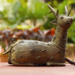 Sabhyasha Handcrafted Dhokra Deer Duo