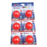 Mixkin LED Night Bulb 0.5W B22 Color-Red Deco Mini (Pack of 6)
