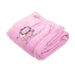 BUMTUM Super Soft New Born Baby Blanket | Wrapper Sheet For Baby Boys & Baby Girls | Lion Print, Lightweight | Super Comfortable (100cm x 80cm, Baby Pink)