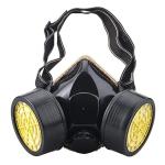 MNU Industrial Gas Chemical Anti-Dust Paint Respirator Mask | Double Filter Mask Chemical Half Face Reusable Respirator Mask with Activated Carbon Box