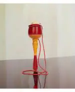 Adilakshmi Toys Etikuppaka Hand Made Catch Ball Game Small Muilticolour 7inch - Home decor