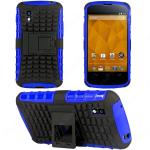 Heartly Lg Optimus G Tpu, Polycarbonate Blue Back Case Cover