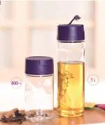 Tupperware Olive Polycarbonate Condiserve 600ml and 1000ml 2 Pieces