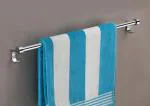 Flaner 24 Inch Stainless Steel Towel Hanger/Cloth Hanger For Bathroom Accessories 24 Inch 1 Bar Towel Rod (Pack Of 1)