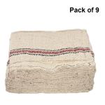 BLUE WONDER Cotton floor Cleaning cloth Sweeping cloth Dusting cloth pocha and (Multicolour, Pack of 9)