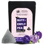 The Tea Trove Blue Butterfly Pea Flower Tea Bags - 30 Eco-Friendly Aprajita flower Tea Bag in Resealable pouch - Caffeine Free Blue Pea Flower Tea for Iced Teas, Coolers, Cocktails| Pack of 1