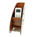 Tulay Multi Purpose Wooden TV Remote Holder Stand I Organizer