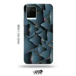Tweakymod Printed Blocks Back Cover For Vivo Y21