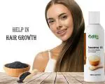 Edith Naturals 100% Pure Sesame Oil for Skin & Hair Zero Preservatives, Body Massage Hair Oil (200 ml)