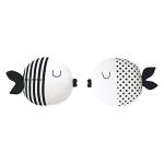 The Purple Tree Cute Pair Of Fish Soft Toy, Fish Cushion (Pack of 2 , 16x16 inch , Velvet) kids cushion , soft toy , soft plush pillow , cot cushion , nursery décor , Baby Cushion