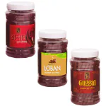 Zed Black Gulab Guggal Lobhan Premium Dhoop stick jar Pack of -6