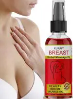 KURAIY New Breast Enlargement Oil Chest Sexy Breast Firming Lifting Enhancement Elasticity Promote Female Hormone Body Care 50 ML