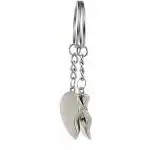StealODeal Silver Heartbroken Keychain