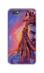 Snazzy Multicolor Silicon Shock Proof Back Cover for itel A22 Pro