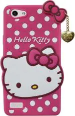 COVERBLACK Rubber Back Cover Compatible model for Oppo A33f (Neo 7) Hello Kitty - Pink
