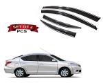 Auto E-Shopping Chrome Line Door Visor for Nissan Sunny Set of 4 Pieces