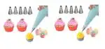 URBAN BUY Cake Decorating 6 pcs Nozzle and , MultiColour & (Pack of 2)
