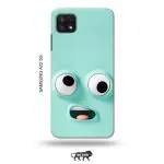 Tweakymod Printed Funny Face Emoji Back Cover for SAMSUNG A22 5G