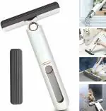Home Helper Mini Mop for Kitchen With Sponges Portable Mini Mop Self Squeeze Strong Absorbent Magic Wiper for Kitchen Small Sponge Mop Self Squeezing Wet & Dry Use for Bathroom Wall Glass Car Table Home