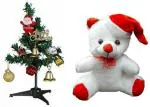 Kashish Trading Company /christmastree-WITHSNTATEDDY. - 32 cm (Multicolor)