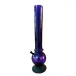 PUFF SMART Acrylic Bong 16 Inch (Waterpipe) Color - Dark Purple