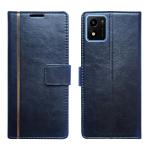 A D Enterprises Black GP Flip Cover for Vivo Y01 | Magnetic Case | Shock Absorbent | Flip Cover Vivo Y01
