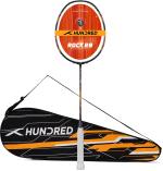 Hundred Grey, Red Unstrung Badminton Racquet, 82 G