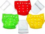 DOMENICO Washable Cloth Diapers with Insert (Pack of 6)