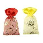 3Pure Perfume Potli Rose Kesar Chandan and Sandal Air Freshener, 50gm, Set of 2pcs , Pack of 2