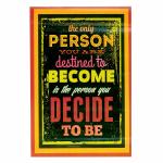 Hawai Self Adhesive 300GSM Glossy Paper Motivational Quote Poster for Home, Office, GYM , Institute, Student Study Room Wall Décor (Size A3, 18x12inches, Pack of 1) PST00005