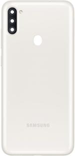 FRIENDZZWORLD White Plastic Back Panel For Samsung Galaxy A11