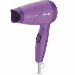 Philips HP8144/46 Compact Hair Dryer| 2 Flexible heat setting| ThermoProtect prevents overhearting | 1000 Watts- Purple