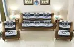 CROOX Beautiful 5 Seater Sofa Covers Black