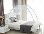 EVAFLY Mosquito Net, Polyester, Foldable for Single Bed, Blue (200* 120* 120 cm)