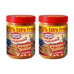 Dr. Oetker Funfoods Peanut Butter Creamy 400g Pack of 2 I High in Vitamin E, B3 and B6 I Trans Fat Free