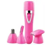 Painless 4 in 1 Upgraded USB Painless Eyebrow & Facial Hair Trimmer with Waterproof Head -8
