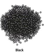 LYTIX Black Synthetic Hair Extensions Silicone Lined Nano Rings Copper Micro Nano Beads 500 Units